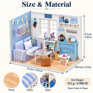 Fresh Sunshine DIY kit - size and materials