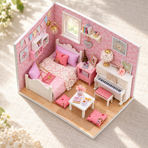 Sunshine Princess DIY Miniature House Kit — interior and decorative details