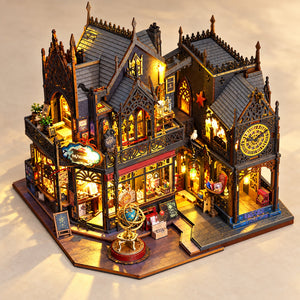 Holo Magic City DIY Miniature House Kit — interior and decorative details