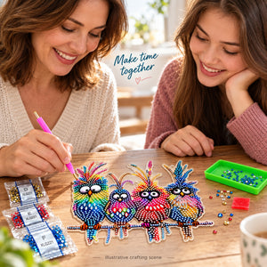 Four Owls DIY Diamond Painting Hanging Kit – XLG221