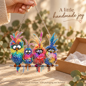 Four Owls DIY Diamond Painting Hanging Kit – XLG221