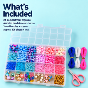 Ocean Charm Jewelry Making Kit – Approx. 625 Pieces – Whats Included
