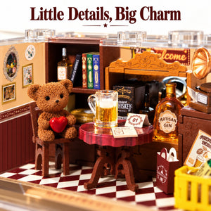 03 Detail - Whisper & Ale Tavern DIY Miniature Diorama Kit