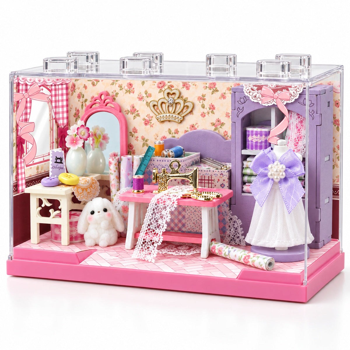 EN-0083-D 01 - Sweet Dream Tailor Shop DIY Miniature Kit