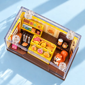 02 EN-0083-F - Bakery Shop DIY Miniature Diorama Kit