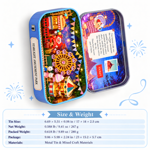 EN-0007-A Starlight Amusement Park miniature kit — Size Weight Rotated