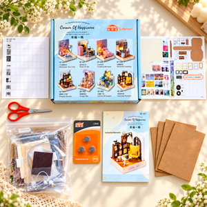 EN-0008-A miniature assembly kit — Kit Flatlay Sunlight
