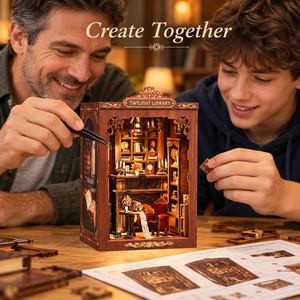 Twilight Library DIY Book Nook Kit — assembly activity