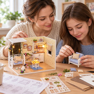 Kitten Diary DIY kit – assembly lifestyle scene