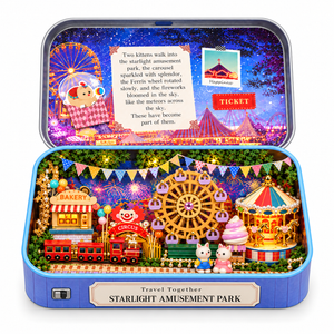 Starlight Amusement Park Q-011 miniature tin box kit