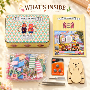 Lucky Market DIY Miniature Tin Box Kit — Kit Contents