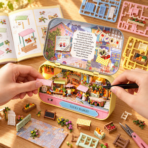 Lucky Market DIY Miniature Tin Box Kit — Assembly