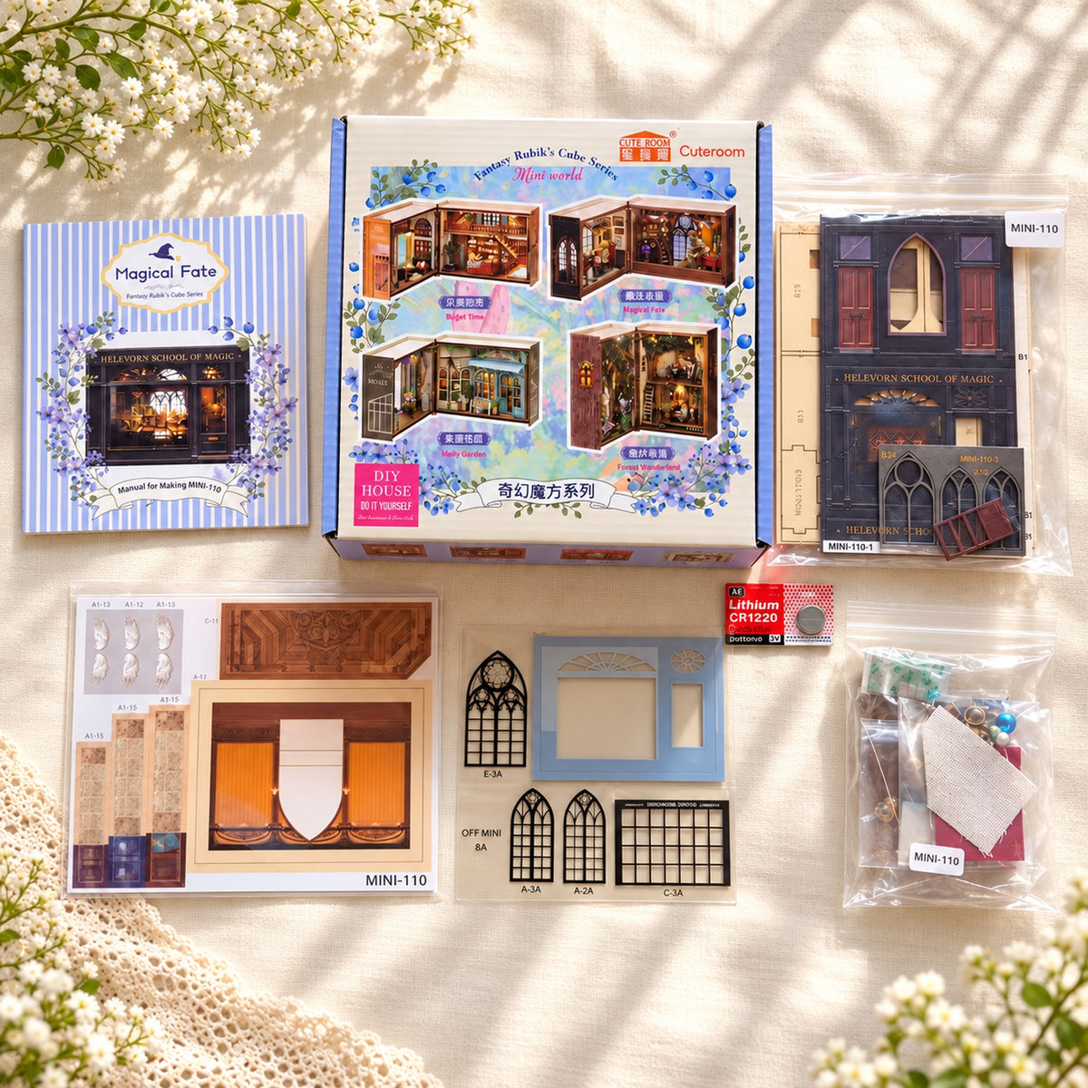 EN-0011-A DIY miniature kit - included components