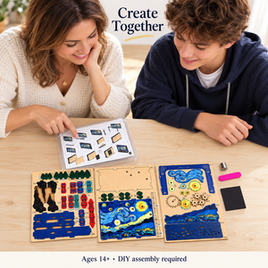 Starry Dream BK21 DIY miniature kit — shared crafting scene for ages 14 and up