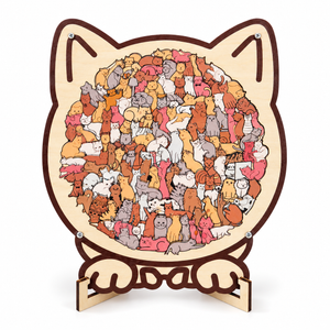 Maillard cat wooden puzzle: hero