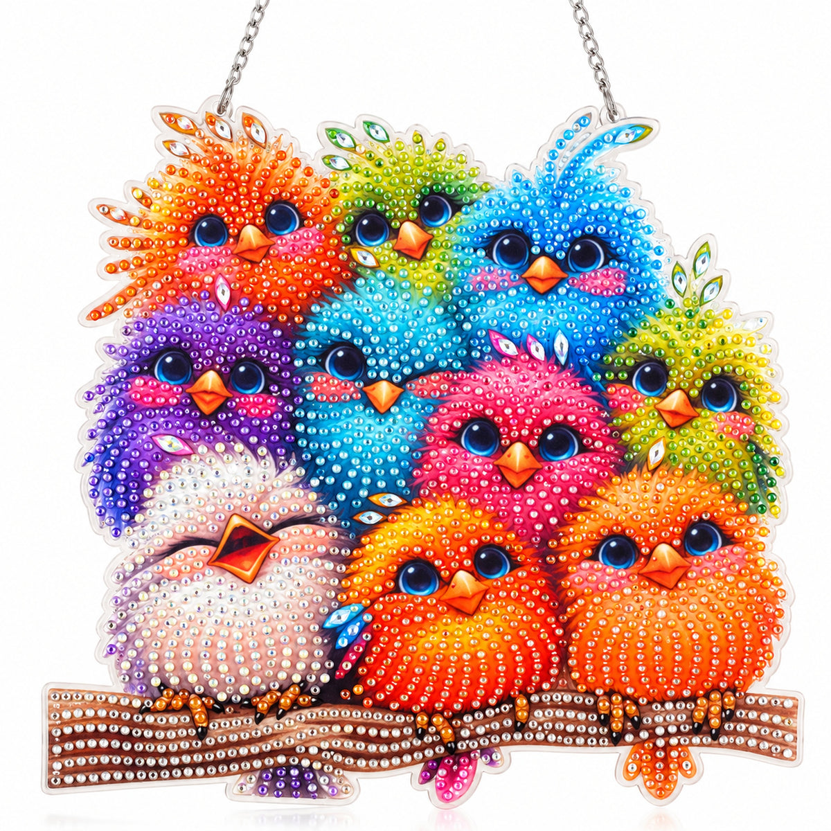 Colorful Birds DIY Diamond Painting Hanging Kit – XLG329