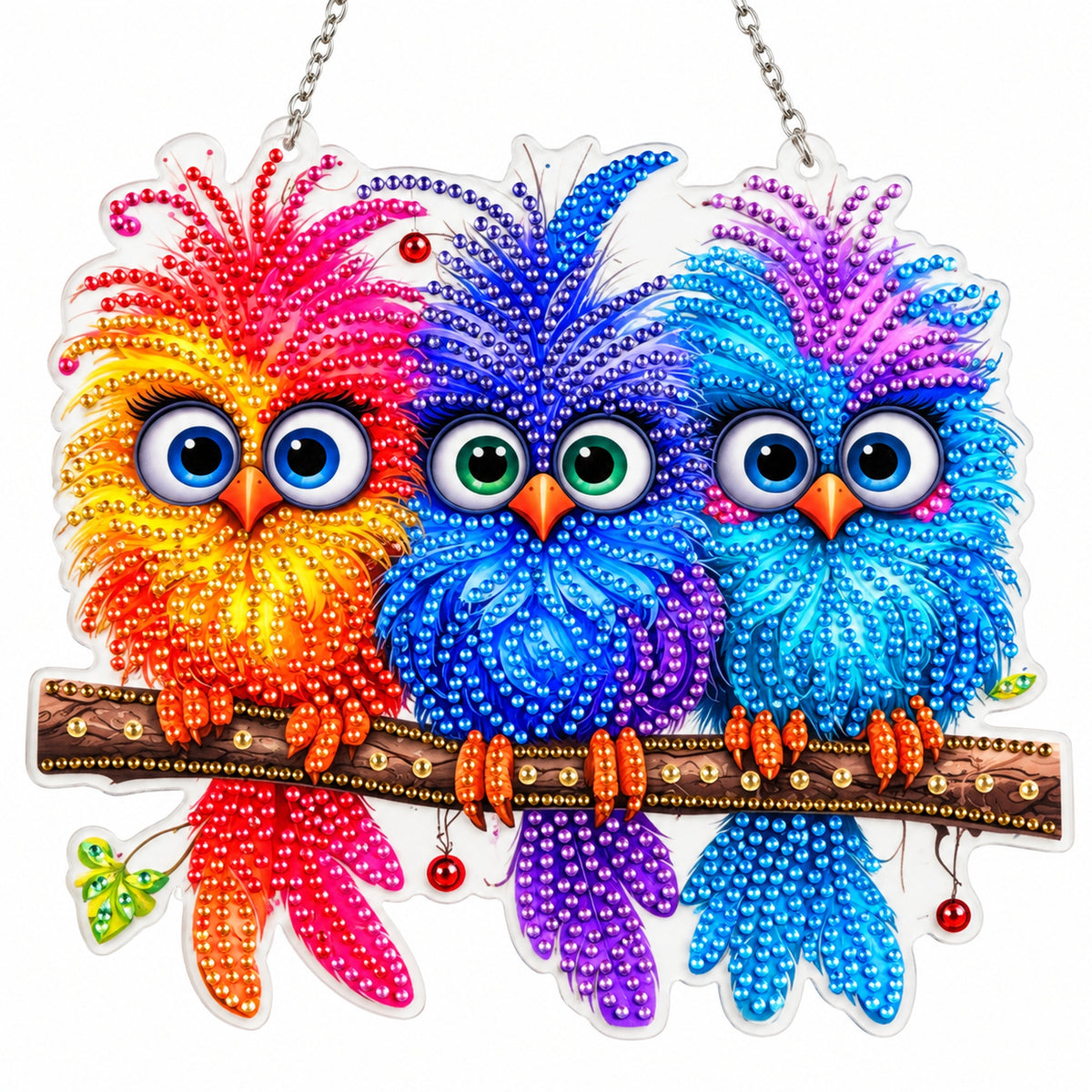 Three Owls DIY Diamond Painting Hanging Kit – XLG369