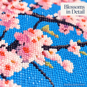 EN-0038-A diamond painting kit – Blossom Detail; styling props not included