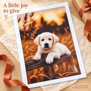 White Puppy diamond painting kit – Gift CH2278