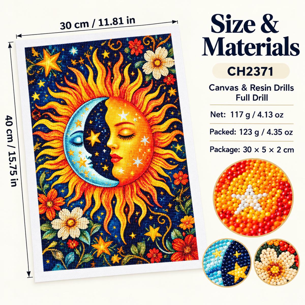 EN-0040-C canvas dimensions and packed size