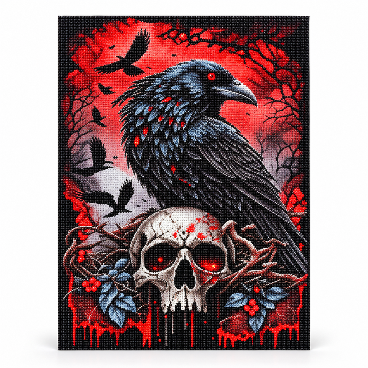 Raven and Skull diamond painting kit – Hero CH2472