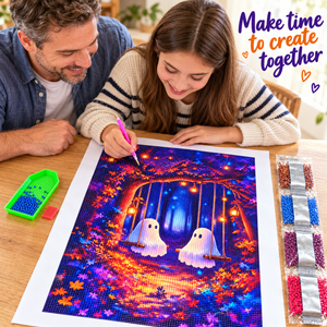 Ghosts on Swings diamond painting kit – Crafting CH2494