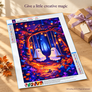 Ghosts on Swings diamond painting kit – Gift CH2494