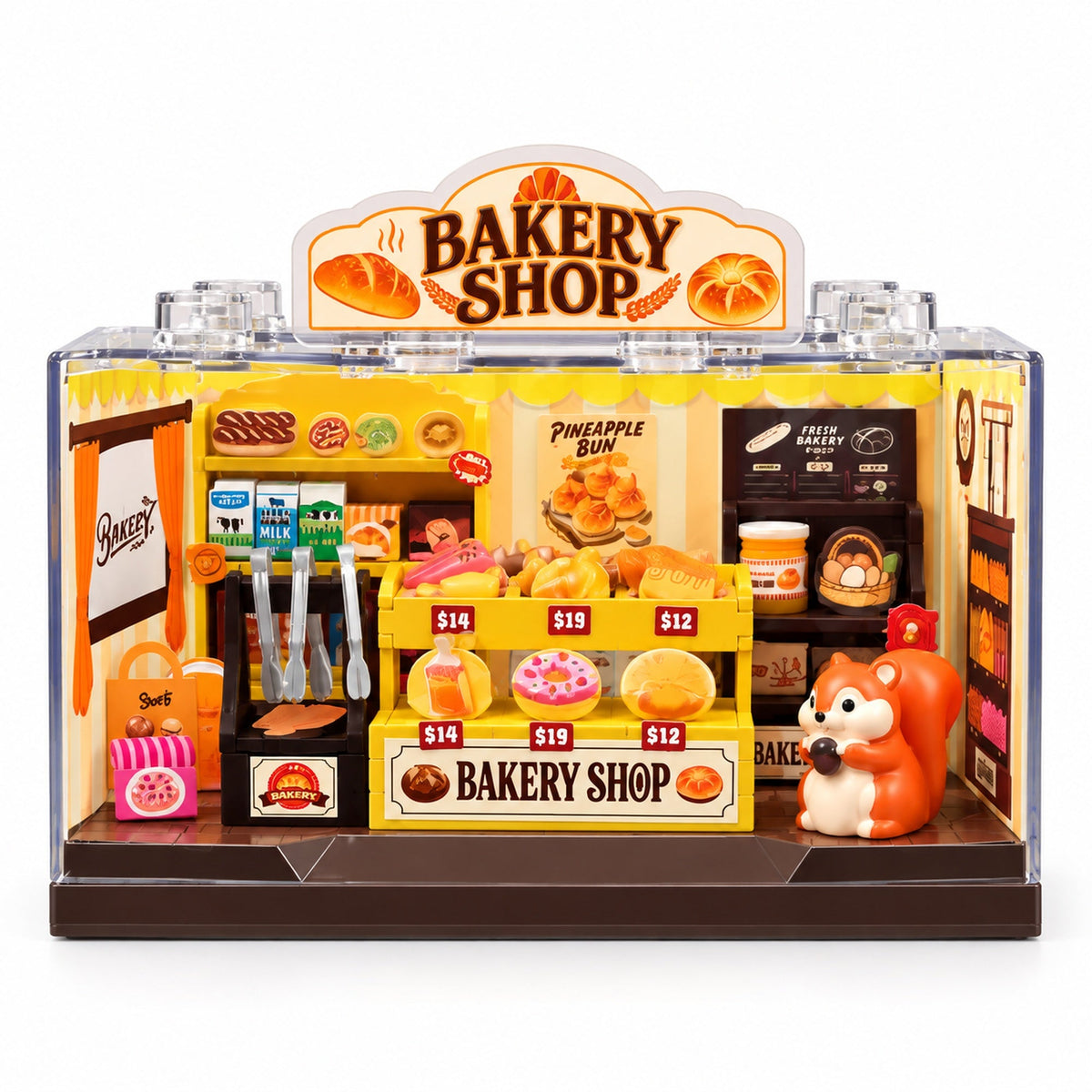01 EN-0083-F - Bakery Shop DIY Miniature Diorama Kit