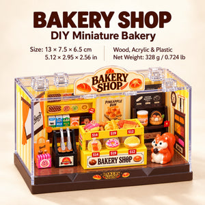 04 EN-0083-F - Bakery Shop DIY Miniature Diorama Kit