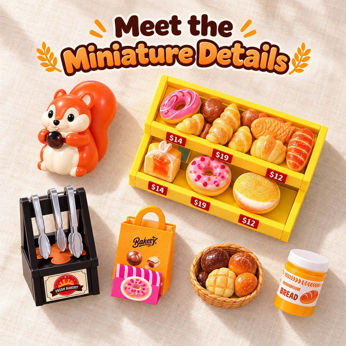 05 EN-0083-F - Bakery Shop DIY Miniature Diorama Kit
