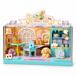 Alice's Tea miniature tea party: front view