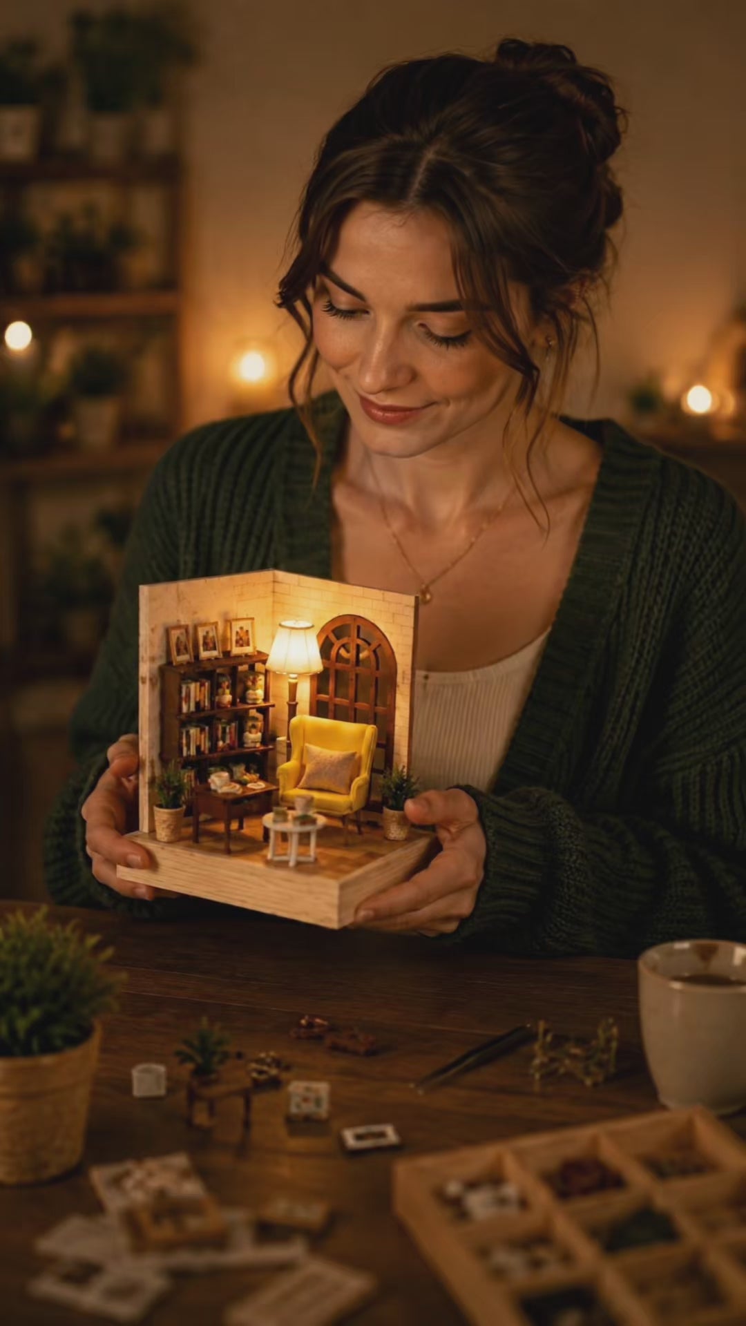 Leisurely Moment DIY Miniature Reading Corner Kit – QT-037