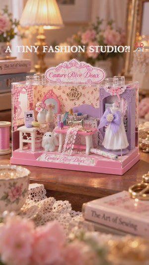 Sweet Dream Tailor Shop DIY Miniature Kit — product video