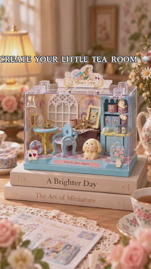 Alice's Tea miniature tea party assembly and display video