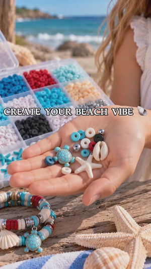 Ocean Disc Bead Bracelet Making Kit – Approx. 2,400 Pieces