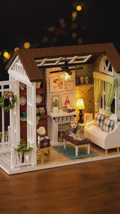 Happy Times DIY Miniature House Kit — product demonstration video
